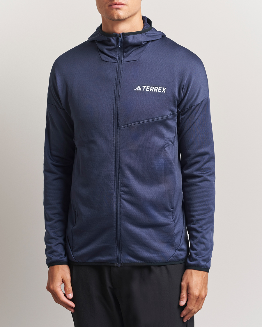 Herren | Pullover | adidas Performance | XPR Lightweight Fleece Hooded Full Zip Navy