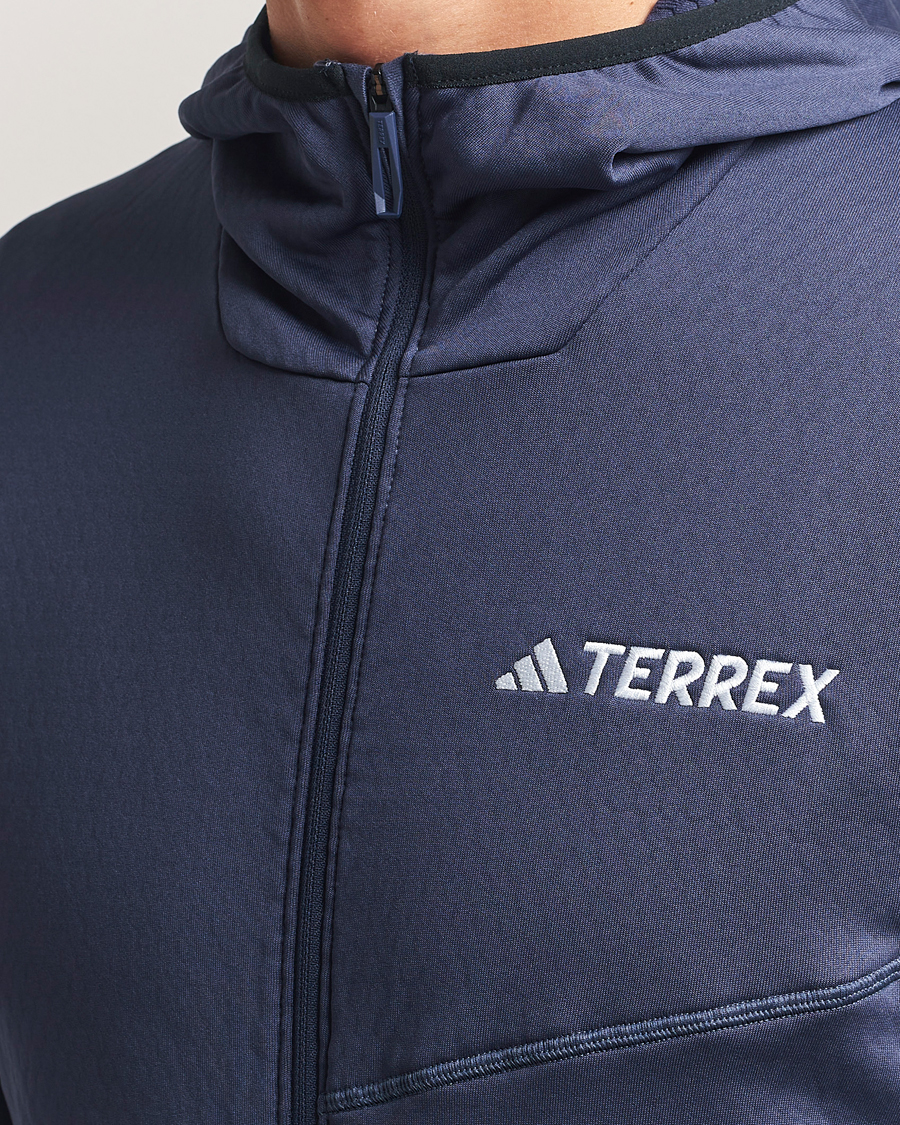 Herren | Pullover | adidas Performance | XPR Lightweight Fleece Hooded Full Zip Navy
