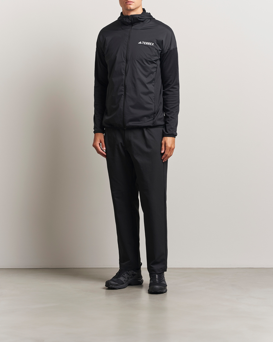 Herren | Pullover | adidas Performance | XPR Wind Hooded Full Zip Black