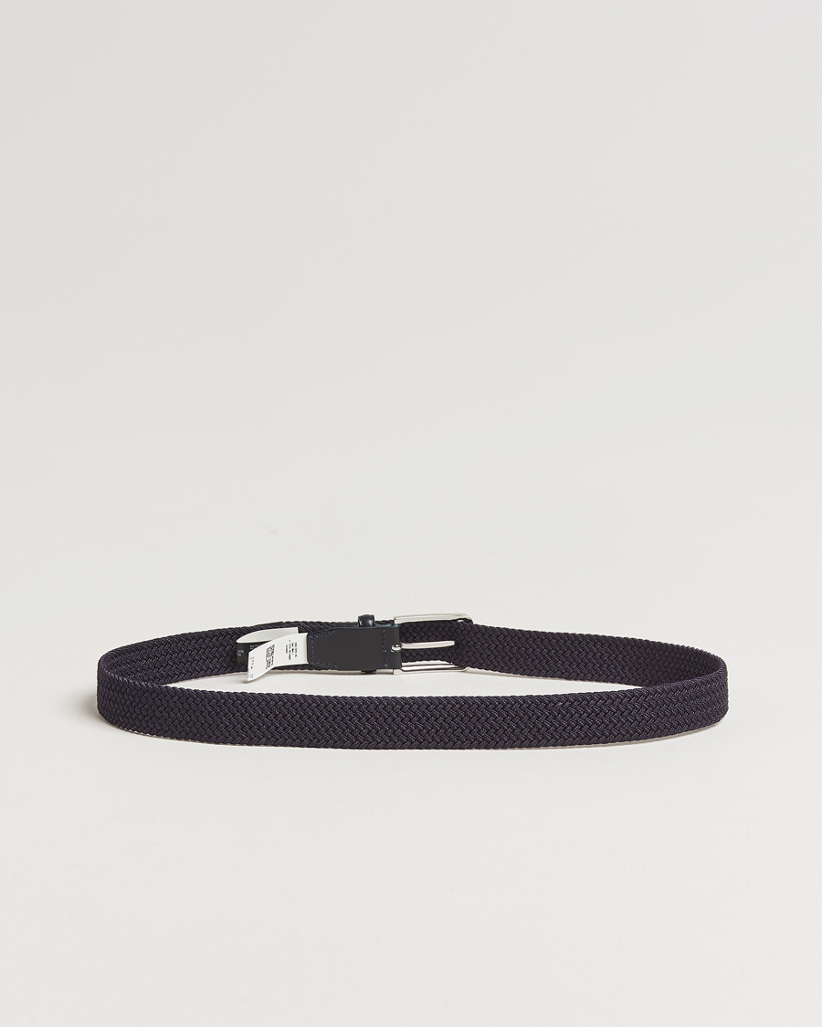 Herren | Gürtel | BOSS BLACK | Clorio Elastic Woven Belt Navy