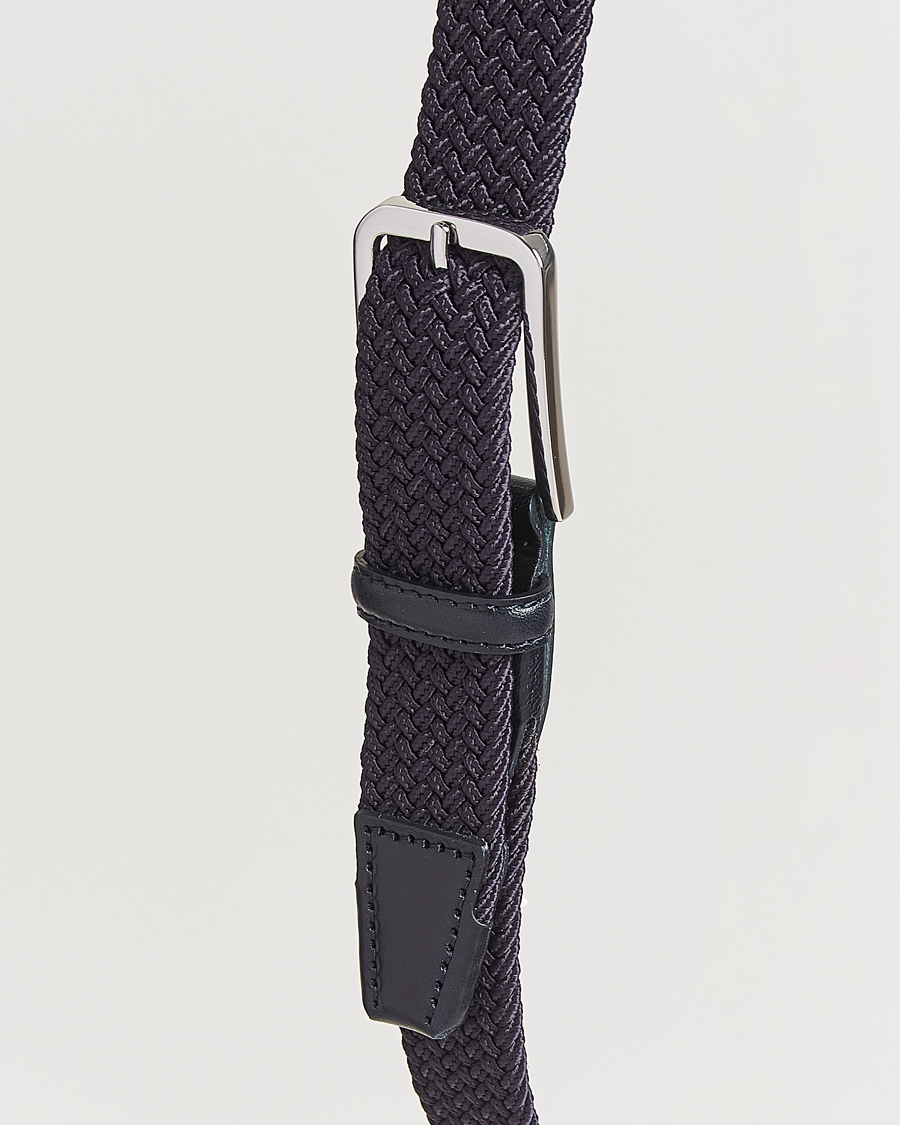 Herren | Gürtel | BOSS BLACK | Clorio Elastic Woven Belt Navy