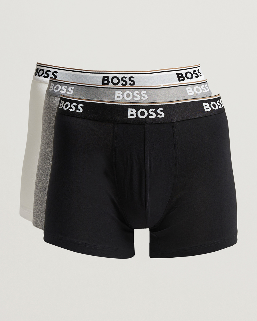 Herren | Unterwäsche | BOSS BLACK | 3-Pack Boxer Brief White/Grey/Black