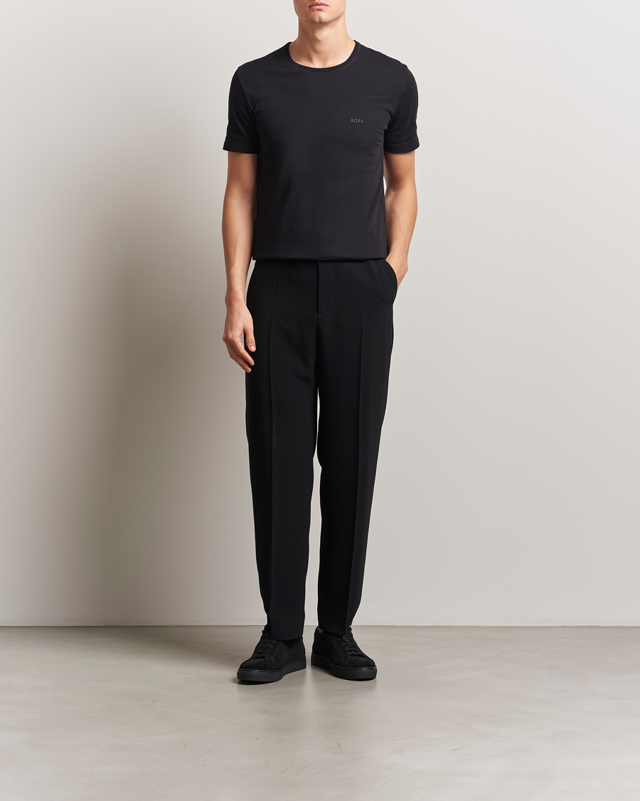 Herren | T-Shirts | BOSS BLACK | 3-Pack Crew Neck T-Shirt Black/Blue/Grey