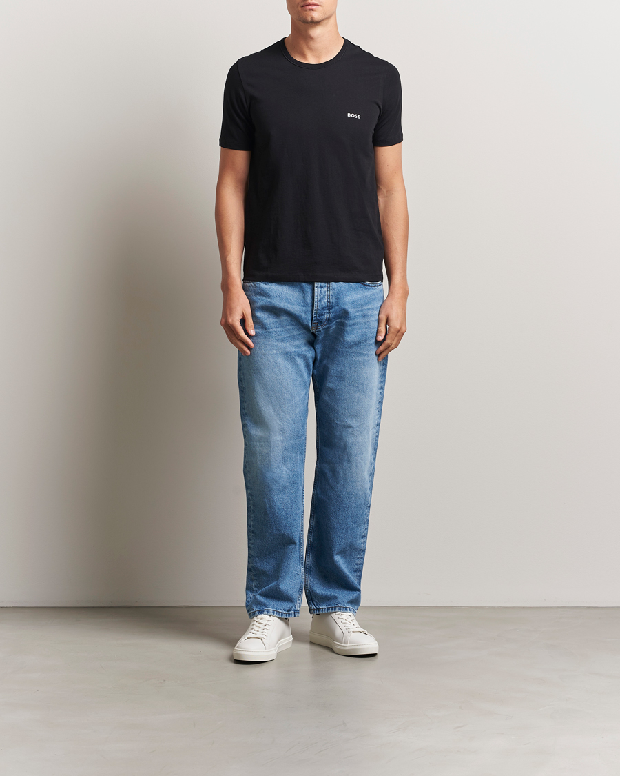 Herren | T-Shirts | BOSS BLACK | 3-Pack Crew Neck T-Shirt White/Navy/Black