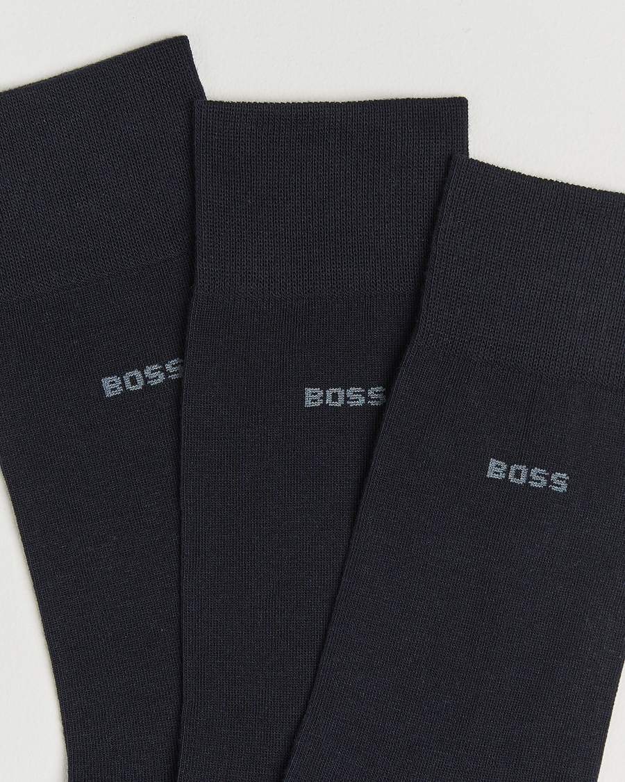 Herren | Unterwäsche | BOSS BLACK | 3-Pack RS Uni Socks Dark Blue