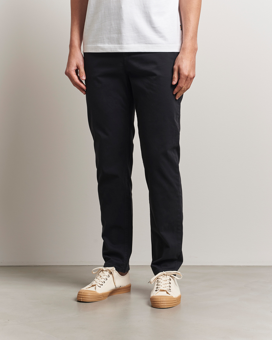 Herren | Hosen | BOSS ORANGE | Tapered Fit Cotton Chinos Black