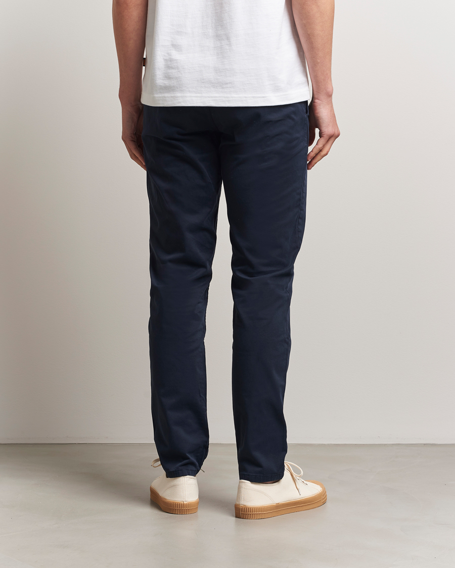 Herren | Hosen | BOSS ORANGE | Tapered Fit Cotton Chinos Dark Blue