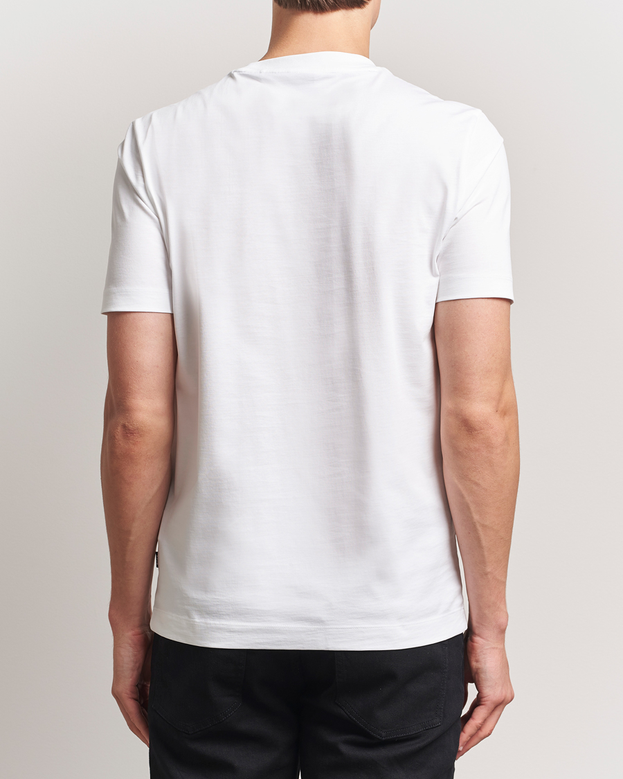 Herren | T-Shirts | BOSS BLACK | Thompson Crew Neck T-Shirt White