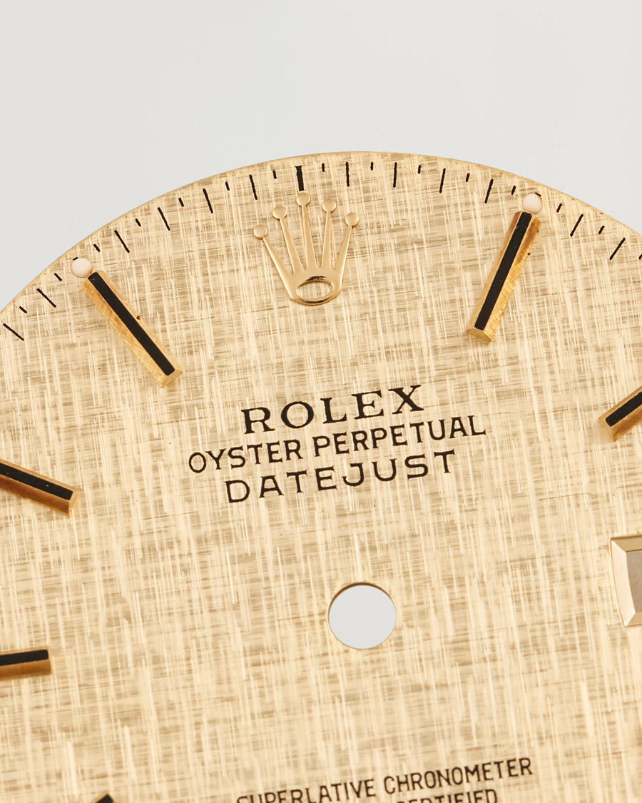 Herren | Pre-owned Zubehör | Rolex Pre-Owned | Rolex Datejust 5 ref Linen Dial