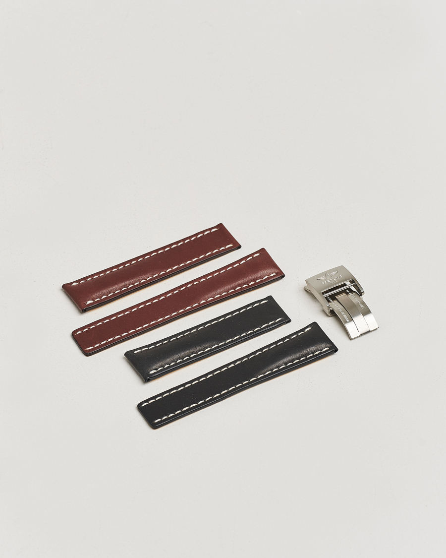 Herren | Pre-owned Zubehör | Breitling Pre-Owned | Breitling Deployment Clasp - 2 Leather 22mm