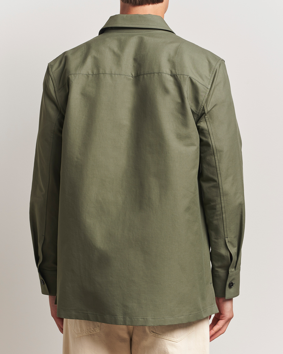 Herren | Hemden | Jil Sander | Compact Cotton Overshirt Olive