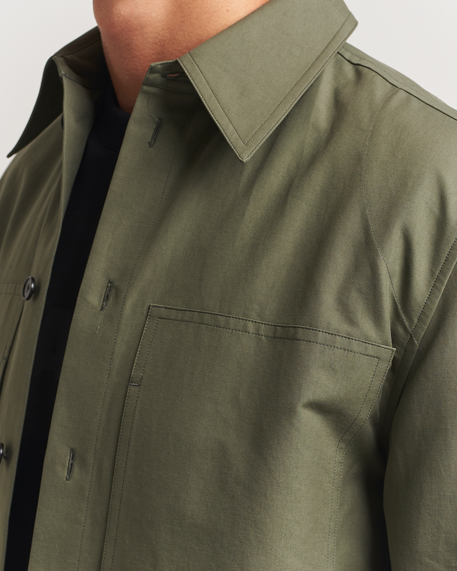 Herren | Hemden | Jil Sander | Compact Cotton Overshirt Olive
