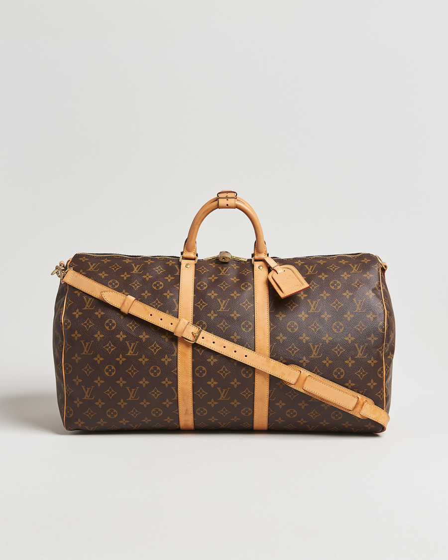 Herren | Pre-Owned & Vintage Bags | Louis Vuitton Pre-Owned | Keepall Bandoulière 55 Monogram