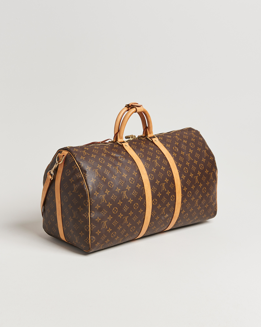 Herren | Pre-Owned & Vintage Bags | Louis Vuitton Pre-Owned | Keepall Bandoulière 55 Monogram