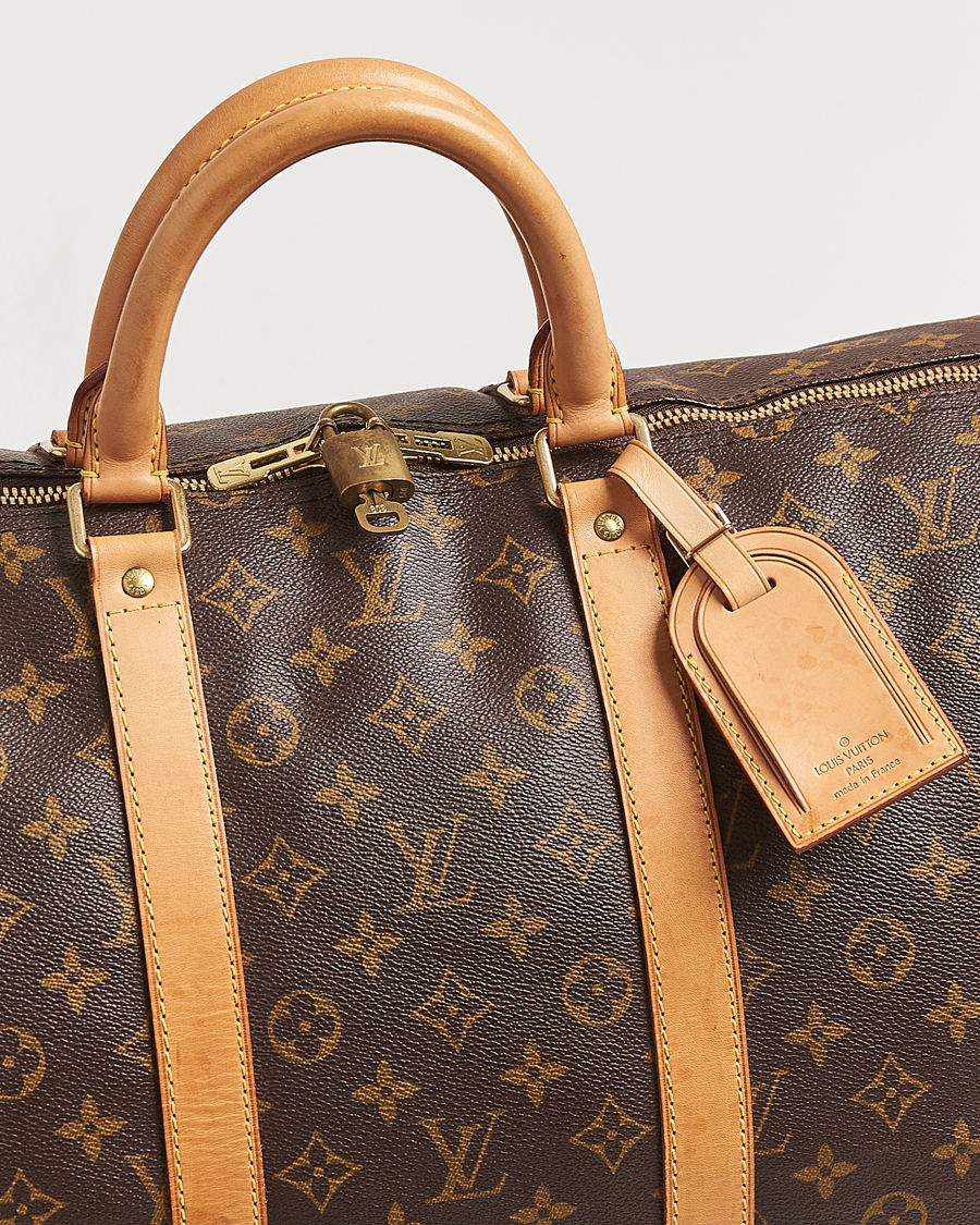 Herren | Pre-Owned & Vintage Bags | Louis Vuitton Pre-Owned | Keepall Bandoulière 55 Monogram