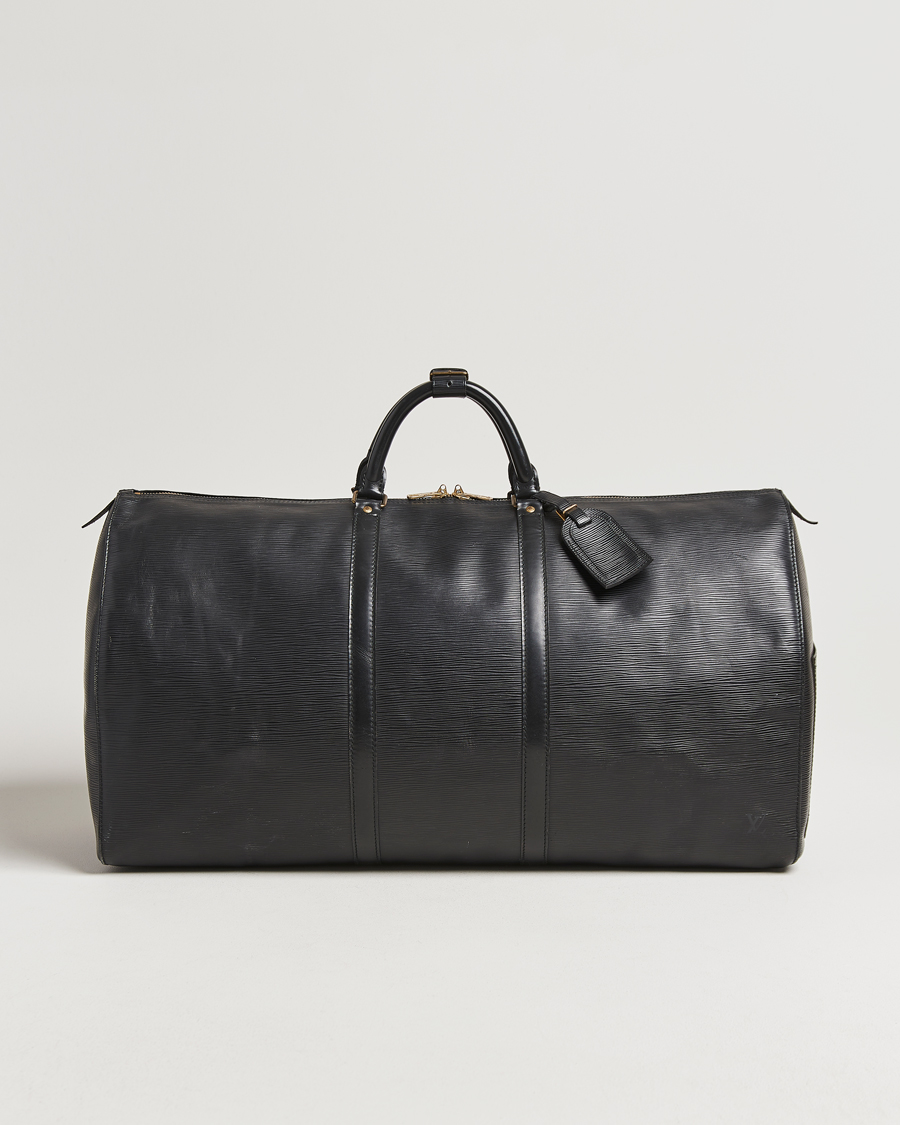 Herren | Pre-Owned & Vintage Bags | Louis Vuitton Pre-Owned | Keepall 60 Epi Leather Black