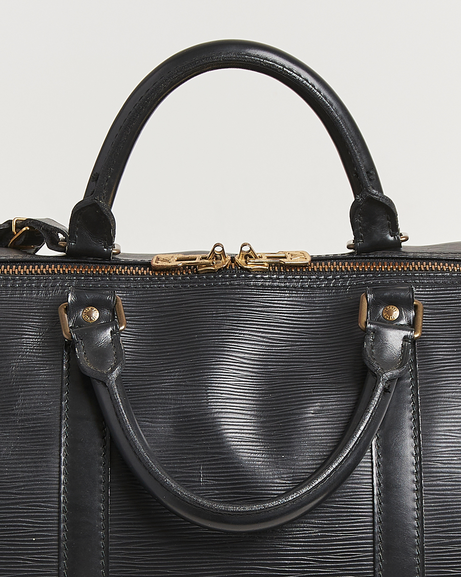Herren | Pre-Owned & Vintage Bags | Louis Vuitton Pre-Owned | Keepall 60 Epi Leather Black