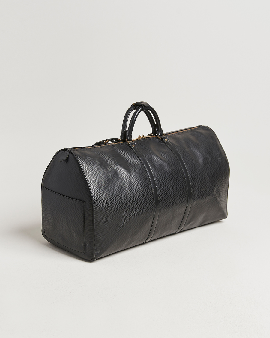 Herren | Pre-Owned & Vintage Bags | Louis Vuitton Pre-Owned | Keepall 60 Epi Leather Black