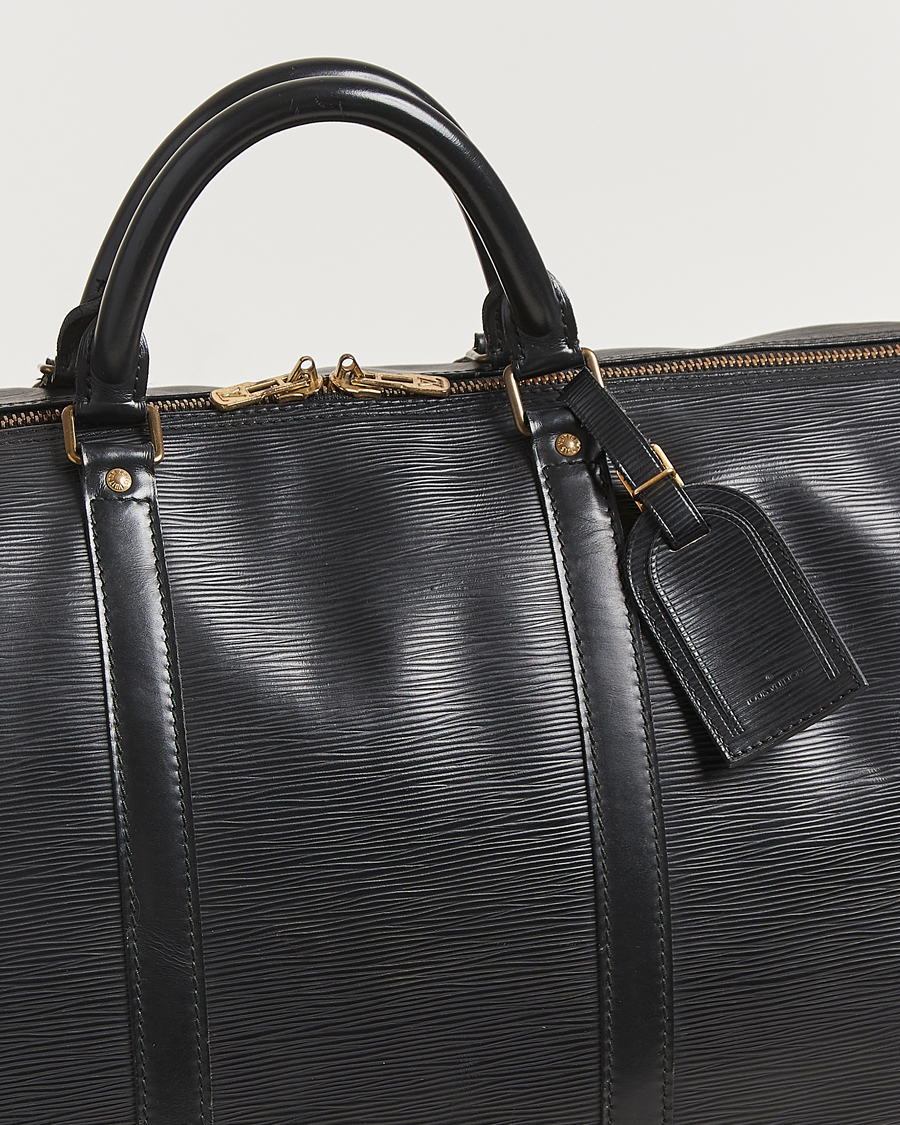 Herren | Pre-Owned & Vintage Bags | Louis Vuitton Pre-Owned | Keepall 60 Epi Leather Black
