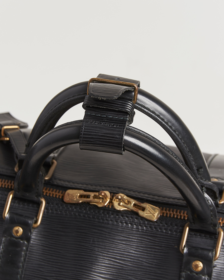 Herren | Pre-Owned & Vintage Bags | Louis Vuitton Pre-Owned | Keepall 60 Epi Leather Black