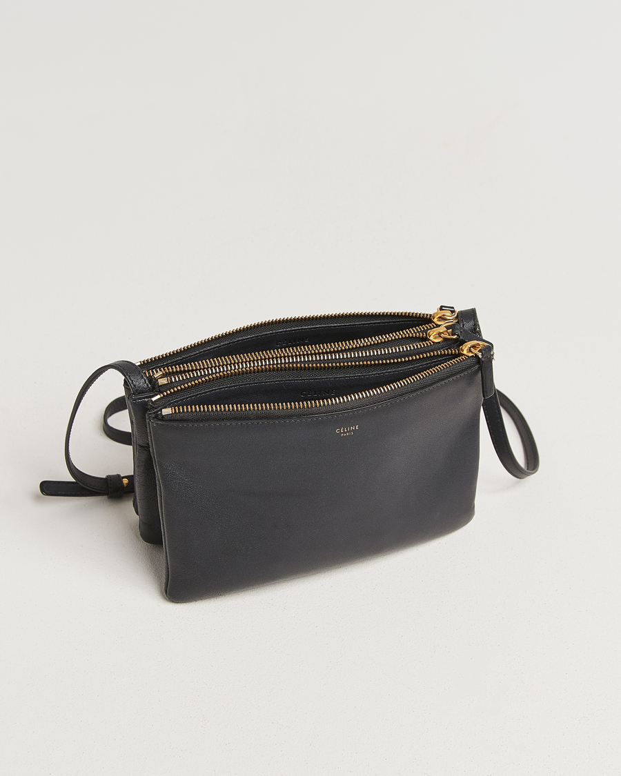 Herren | Gifts for Her | Celine Pre-Owned | Trio Bag Small Leather Black