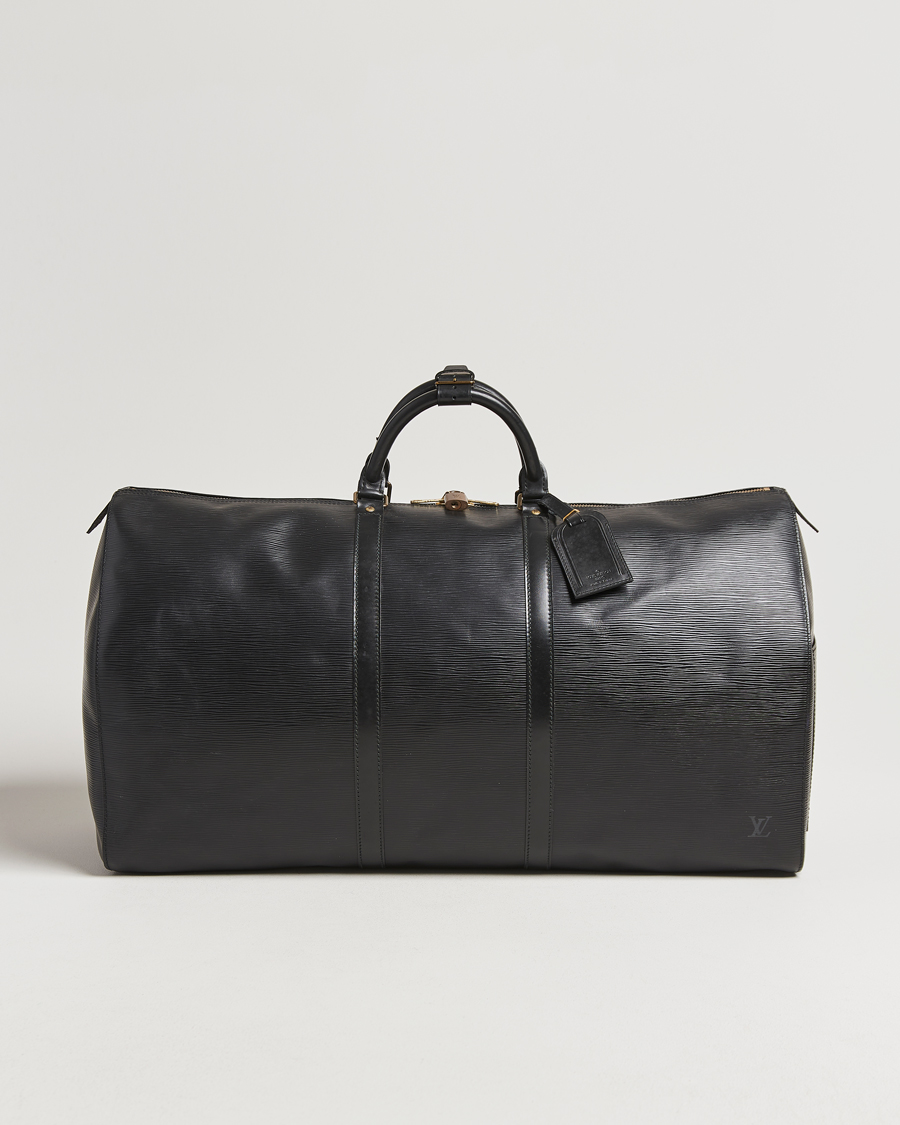 Herren | Pre-Owned & Vintage Bags | Louis Vuitton Pre-Owned | Keepall 60 Epi Leather Black