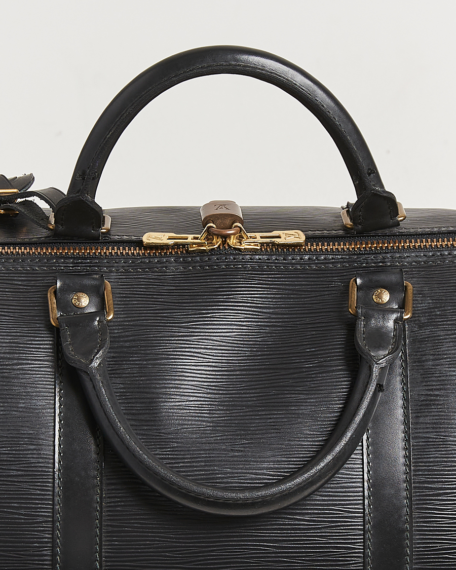 Herren | Pre-Owned & Vintage Bags | Louis Vuitton Pre-Owned | Keepall 60 Epi Leather Black