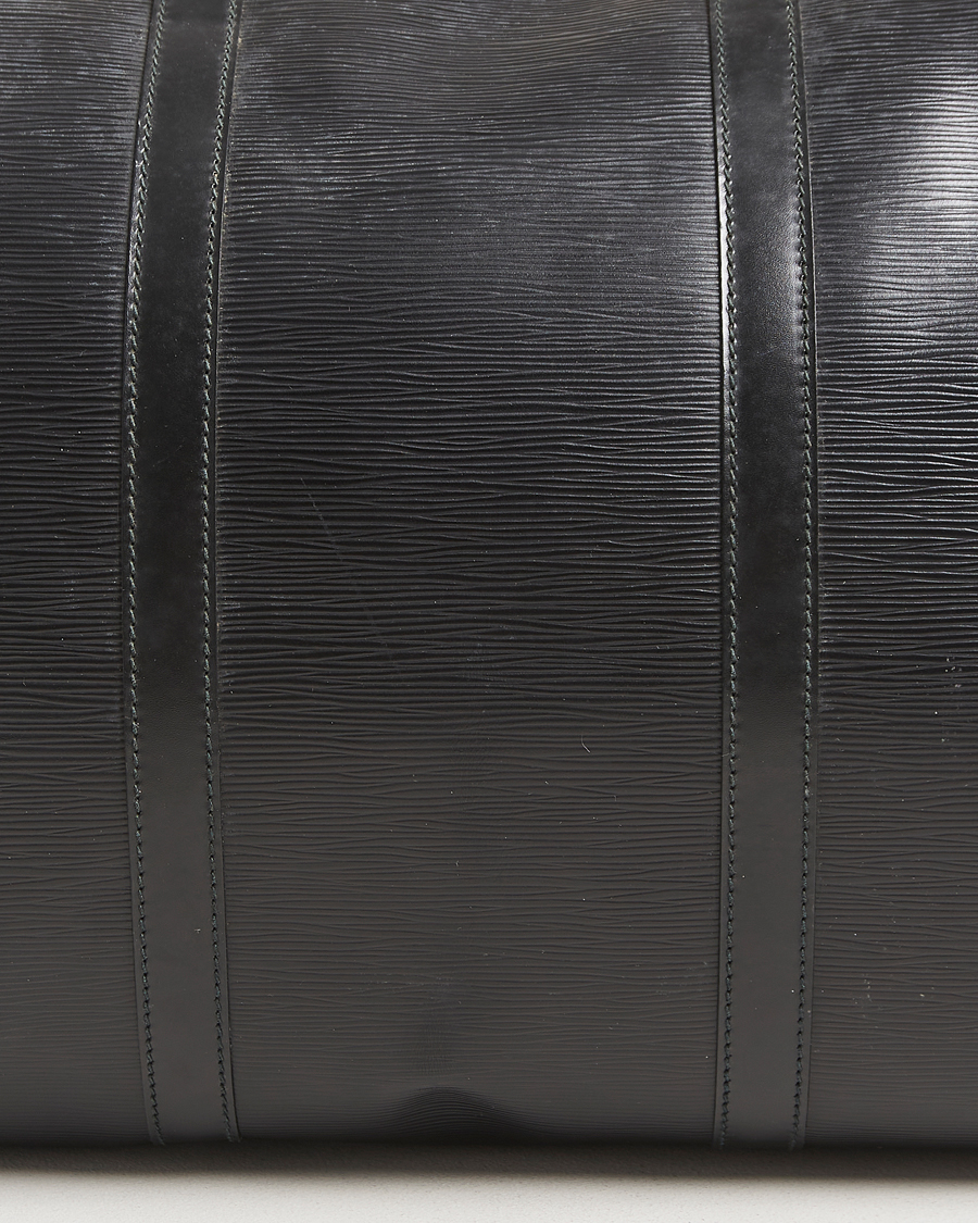 Herren | Pre-Owned & Vintage Bags | Louis Vuitton Pre-Owned | Keepall 60 Epi Leather Black