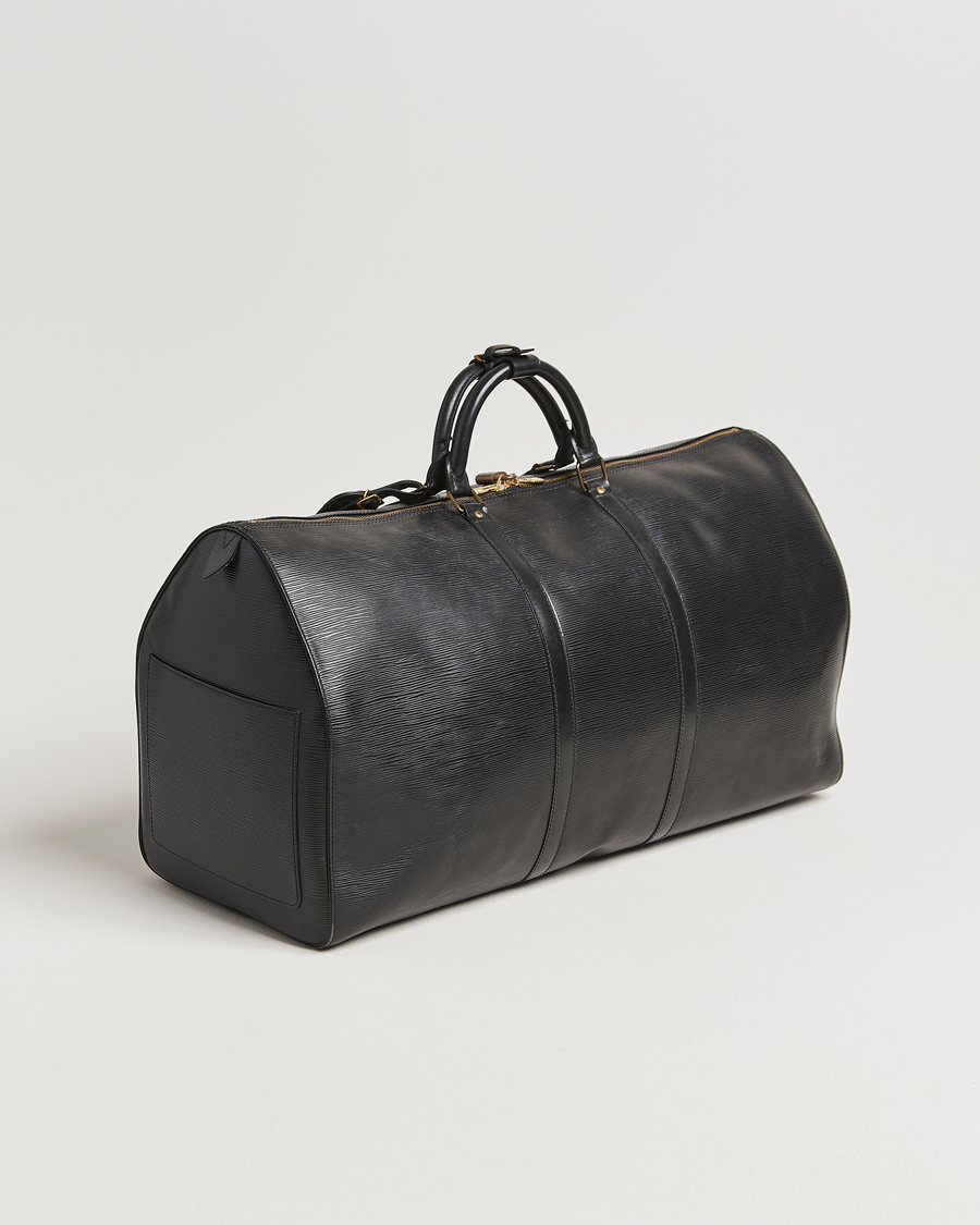 Herren | Pre-Owned & Vintage Bags | Louis Vuitton Pre-Owned | Keepall 60 Epi Leather Black