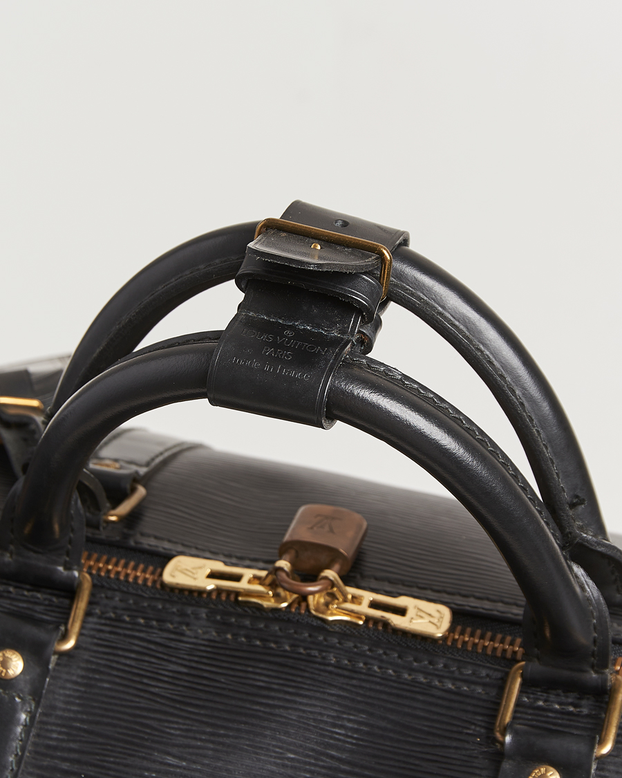 Herren | Pre-Owned & Vintage Bags | Louis Vuitton Pre-Owned | Keepall 60 Epi Leather Black