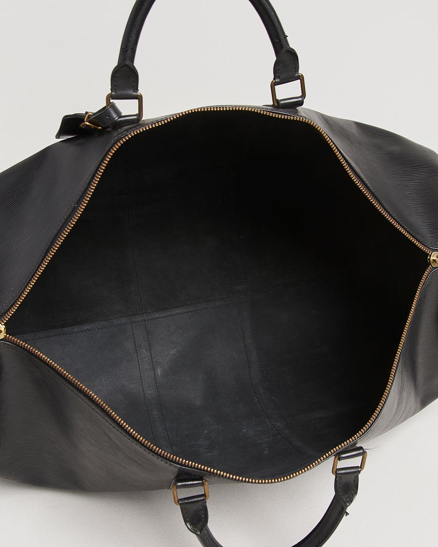 Herren | Pre-Owned & Vintage Bags | Louis Vuitton Pre-Owned | Keepall 60 Epi Leather Black