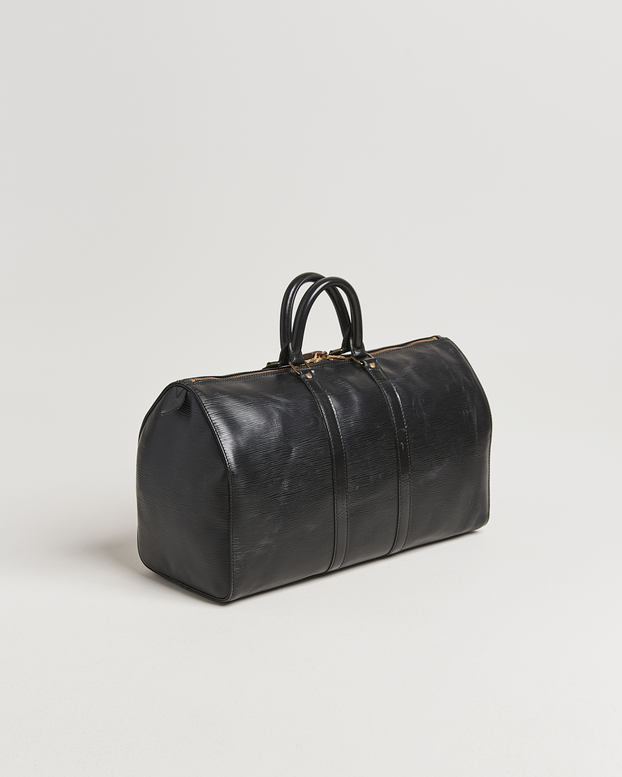Herren | Pre-Owned & Vintage Bags | Louis Vuitton Pre-Owned | Keepall 45 Epi Leather Black