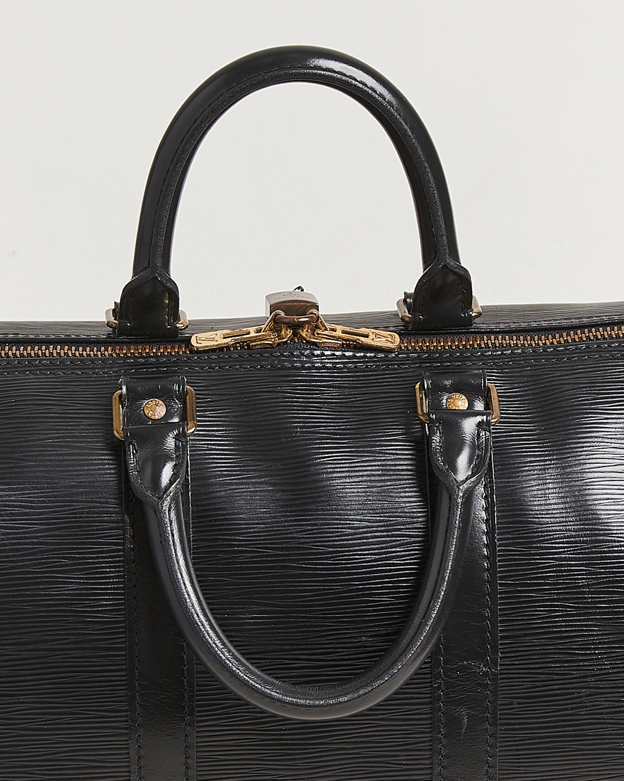 Herren | Pre-Owned & Vintage Bags | Louis Vuitton Pre-Owned | Keepall 45 Epi Leather Black