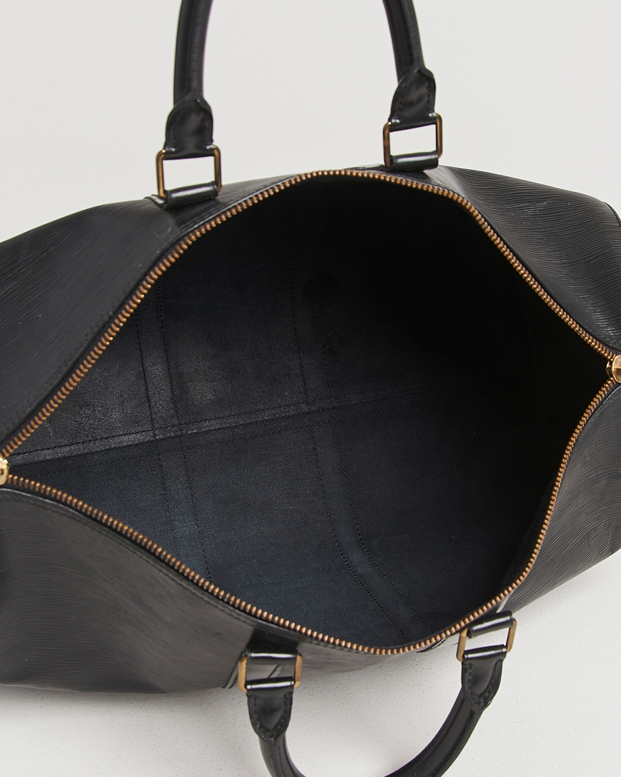 Herren | Pre-Owned & Vintage Bags | Louis Vuitton Pre-Owned | Keepall 45 Epi Leather Black