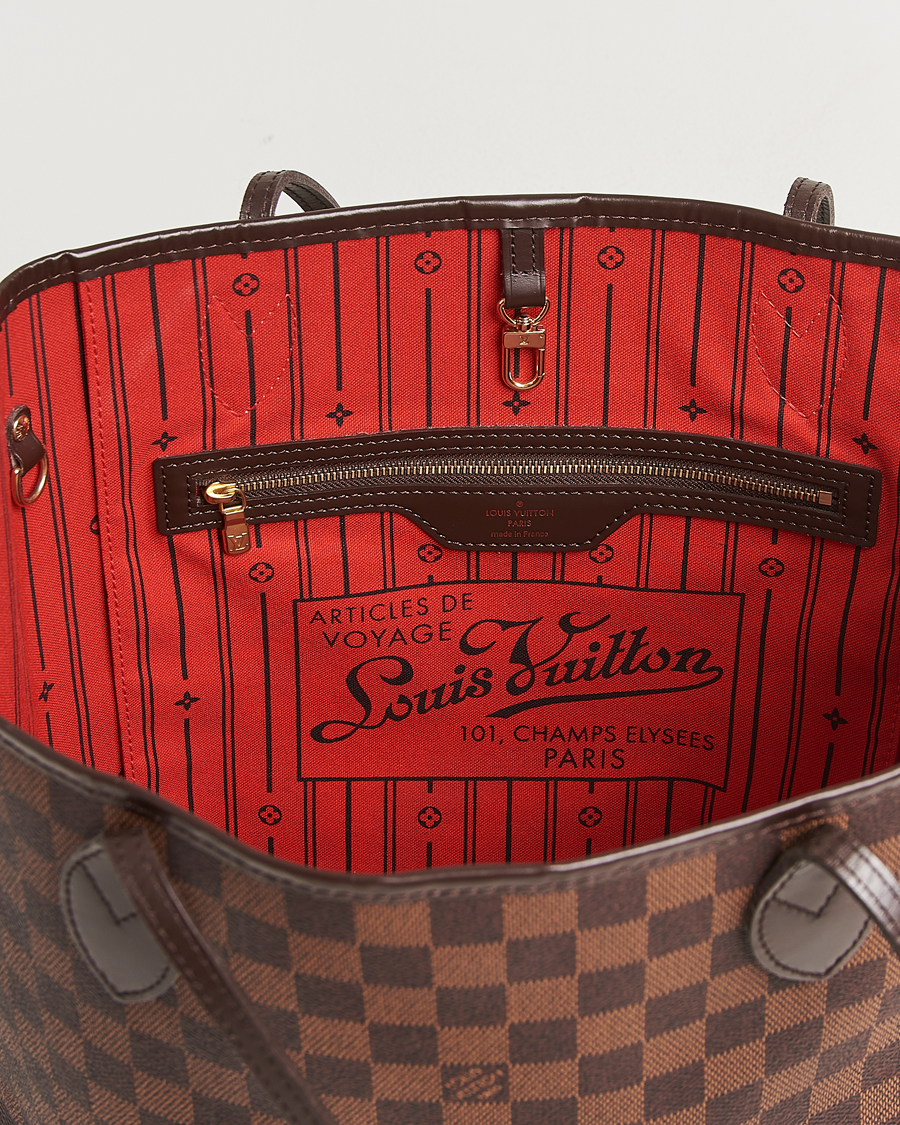 Herren | Pre-Owned & Vintage Bags | Louis Vuitton Pre-Owned | Neverfull MM Damier Ebene