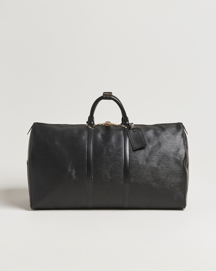 Herren | Pre-Owned & Vintage Bags | Louis Vuitton Pre-Owned | Keepall 55 Epi Leather Black