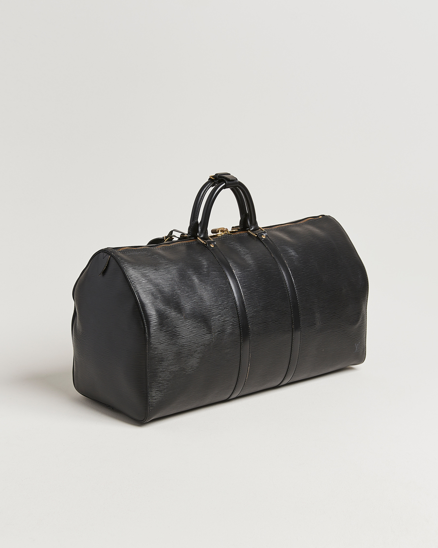 Herren | Pre-Owned & Vintage Bags | Louis Vuitton Pre-Owned | Keepall 55 Epi Leather Black