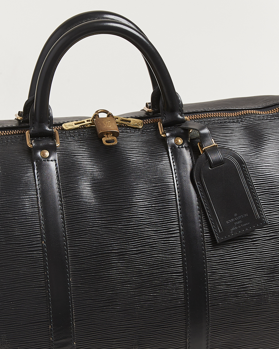 Herren | Pre-Owned & Vintage Bags | Louis Vuitton Pre-Owned | Keepall 55 Epi Leather Black