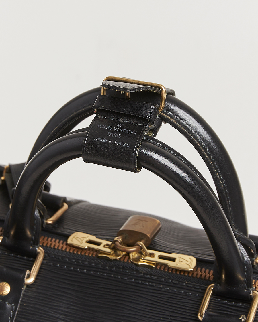 Herren | Pre-Owned & Vintage Bags | Louis Vuitton Pre-Owned | Keepall 55 Epi Leather Black