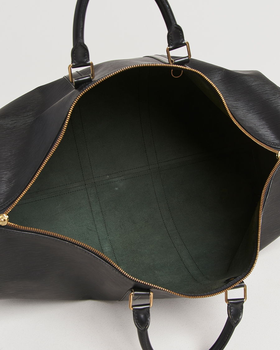 Herren | Pre-Owned & Vintage Bags | Louis Vuitton Pre-Owned | Keepall 55 Epi Leather Black