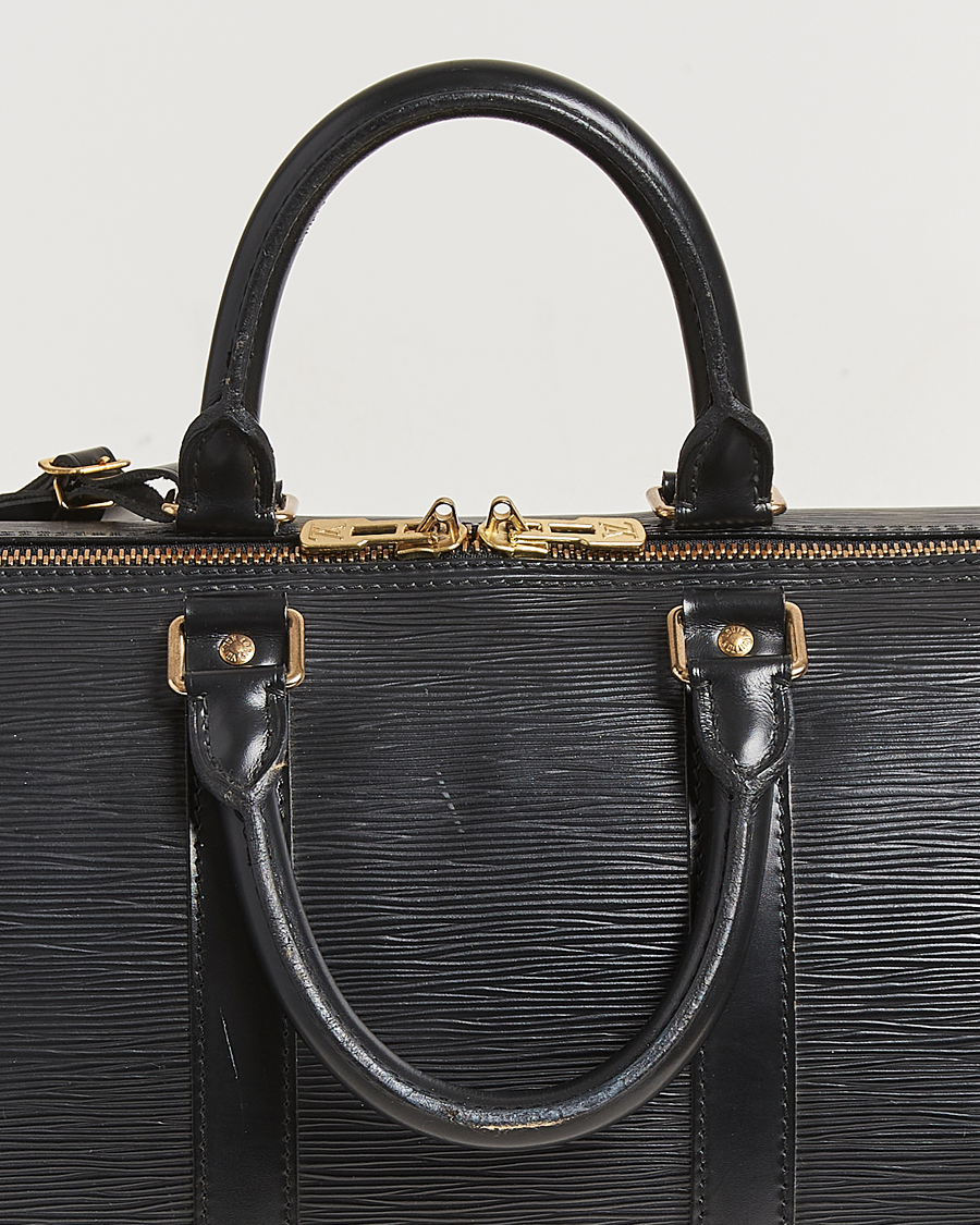 Herren | Pre-Owned & Vintage Bags | Louis Vuitton Pre-Owned | Keepall 45 Epi Leather Black