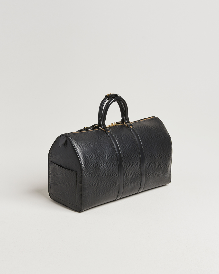 Herren | Pre-Owned & Vintage Bags | Louis Vuitton Pre-Owned | Keepall 45 Epi Leather Black