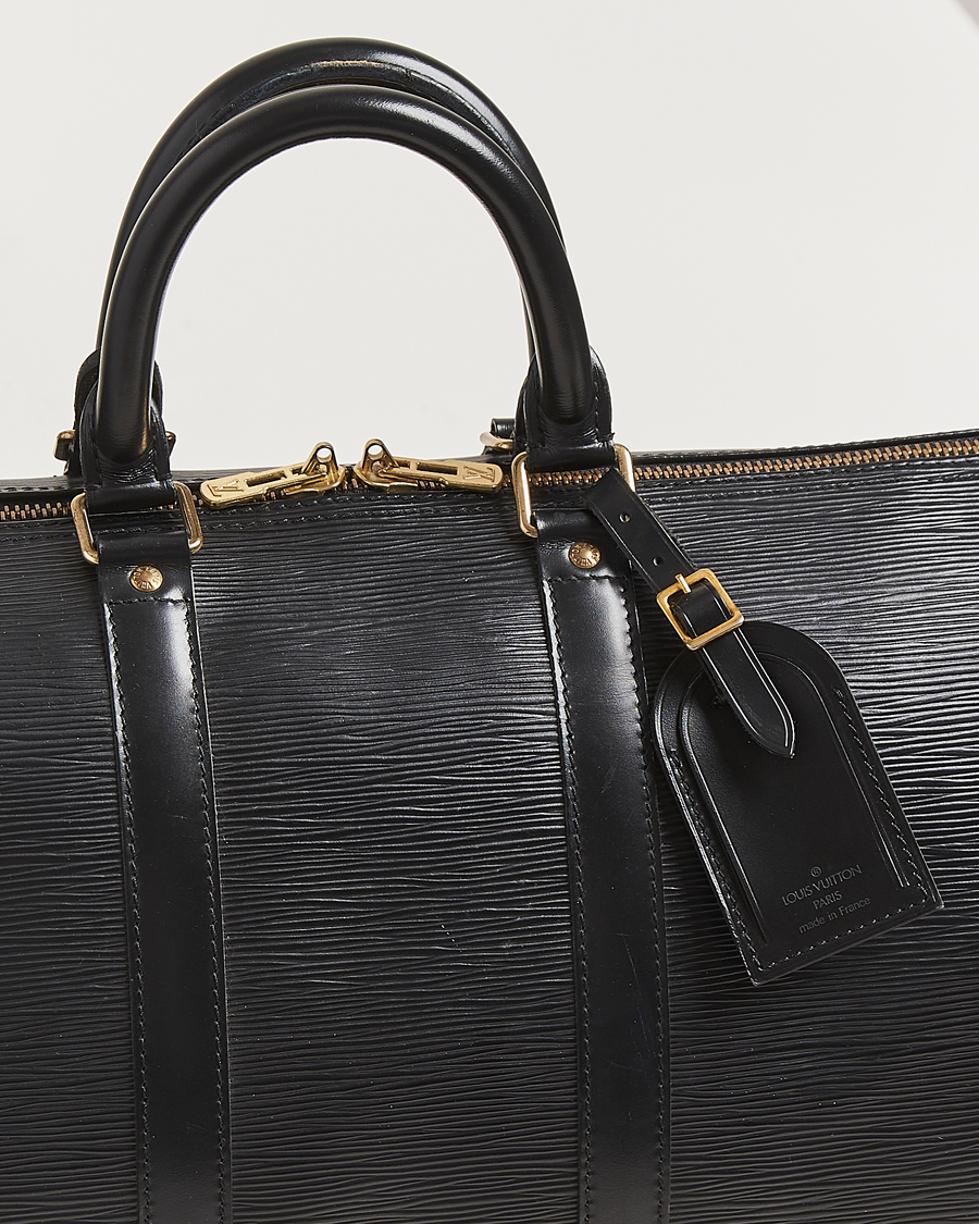 Herren | Pre-Owned & Vintage Bags | Louis Vuitton Pre-Owned | Keepall 45 Epi Leather Black