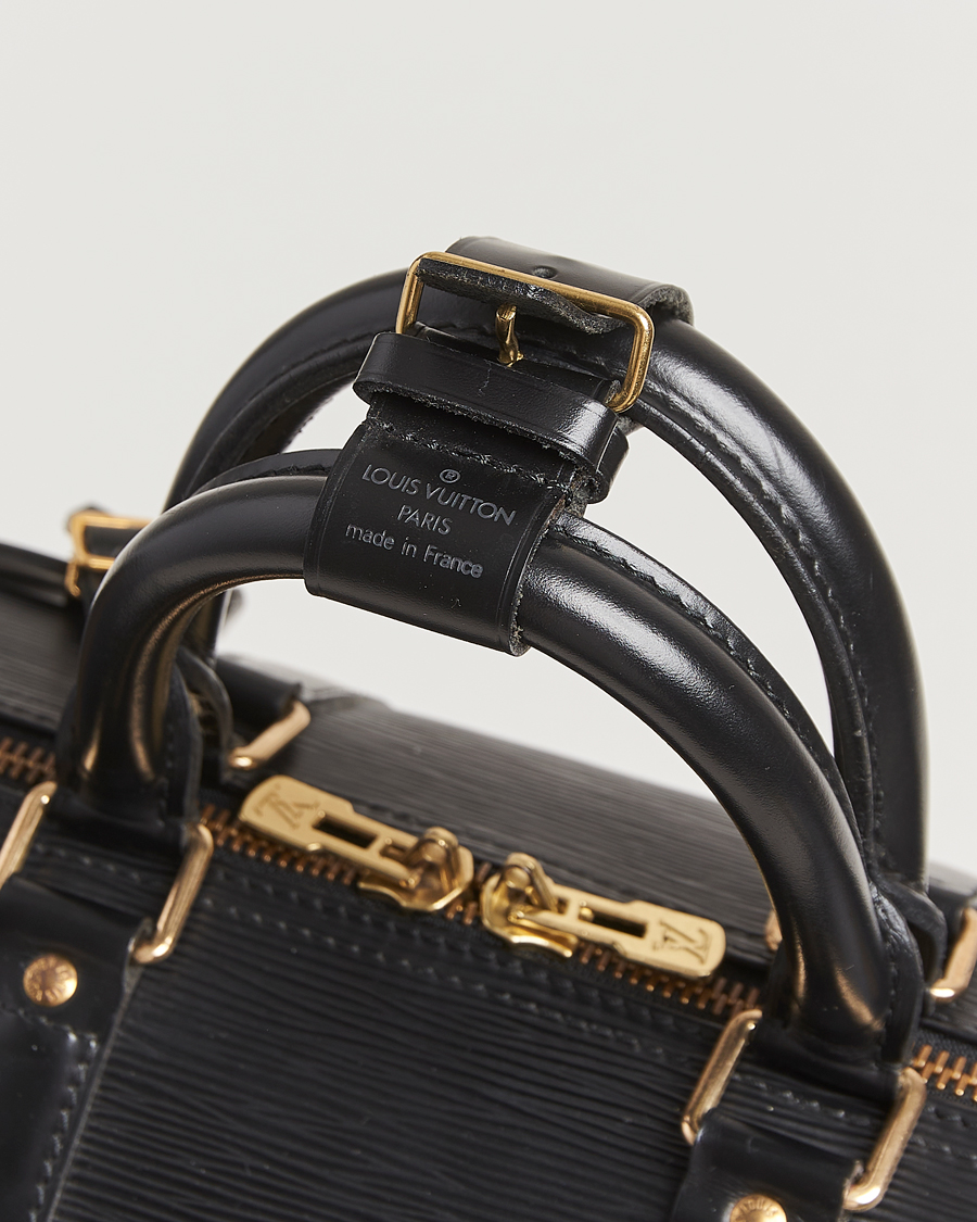 Herren | Pre-Owned & Vintage Bags | Louis Vuitton Pre-Owned | Keepall 45 Epi Leather Black