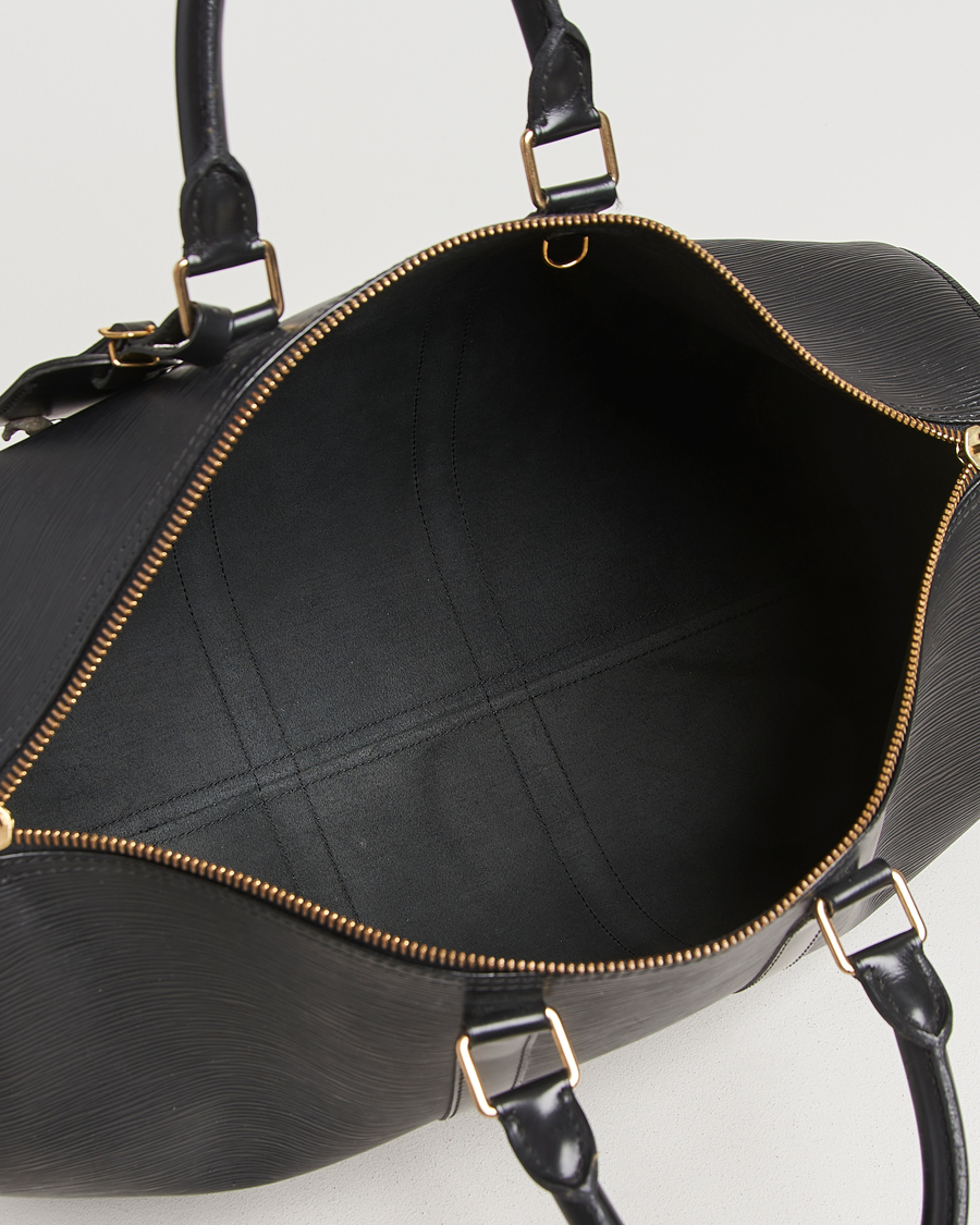 Herren | Pre-Owned & Vintage Bags | Louis Vuitton Pre-Owned | Keepall 45 Epi Leather Black