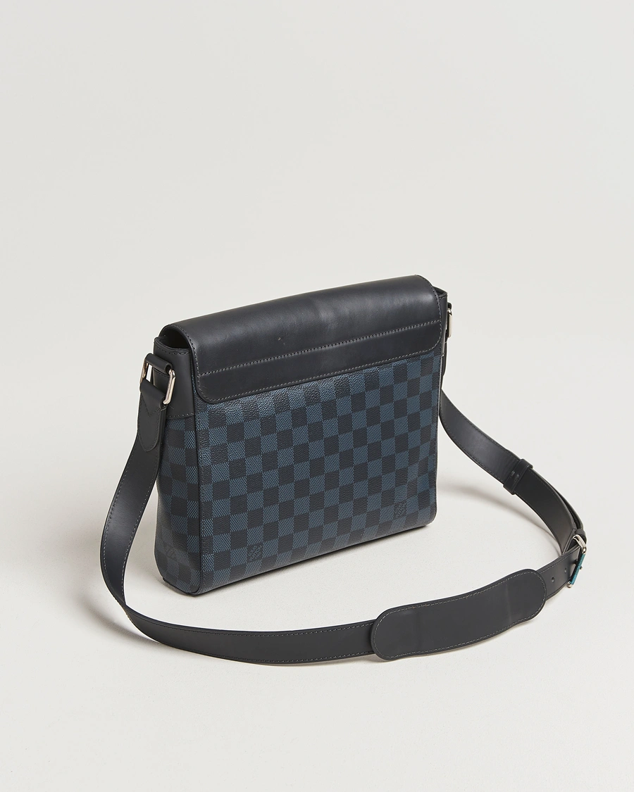 Herren | Pre-Owned & Vintage Bags | Louis Vuitton Pre-Owned | Newport Messenger PM Damier Cobalt