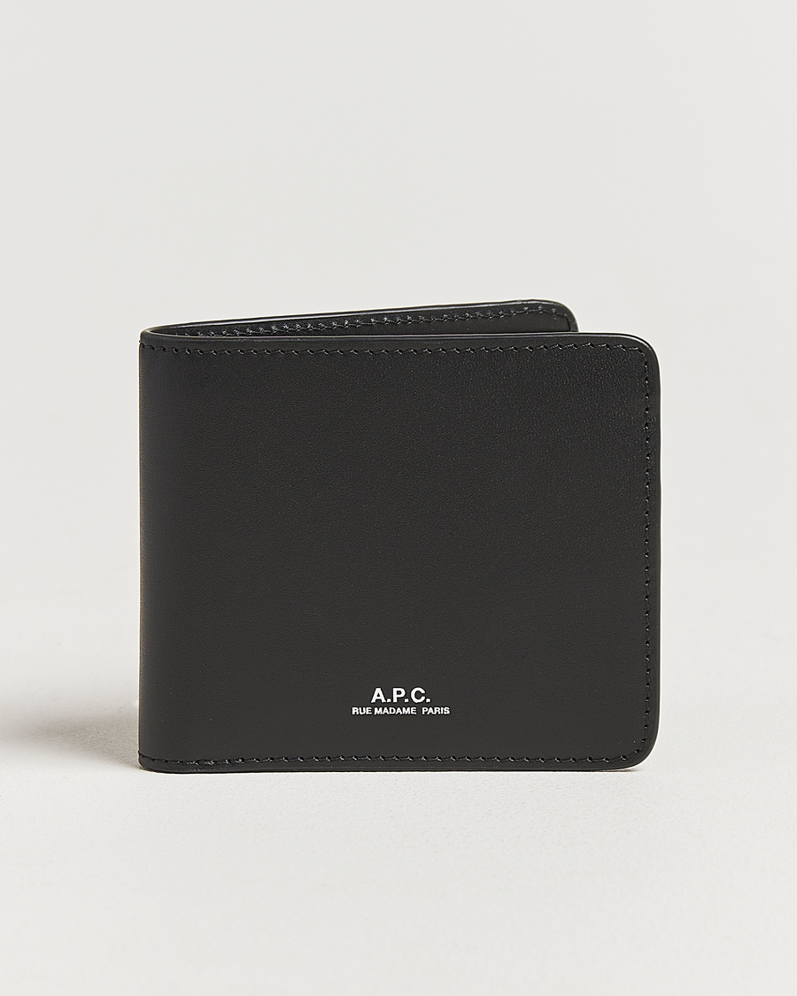 Herren | Geldbörsen | A.P.C. | Leather Wallet Black