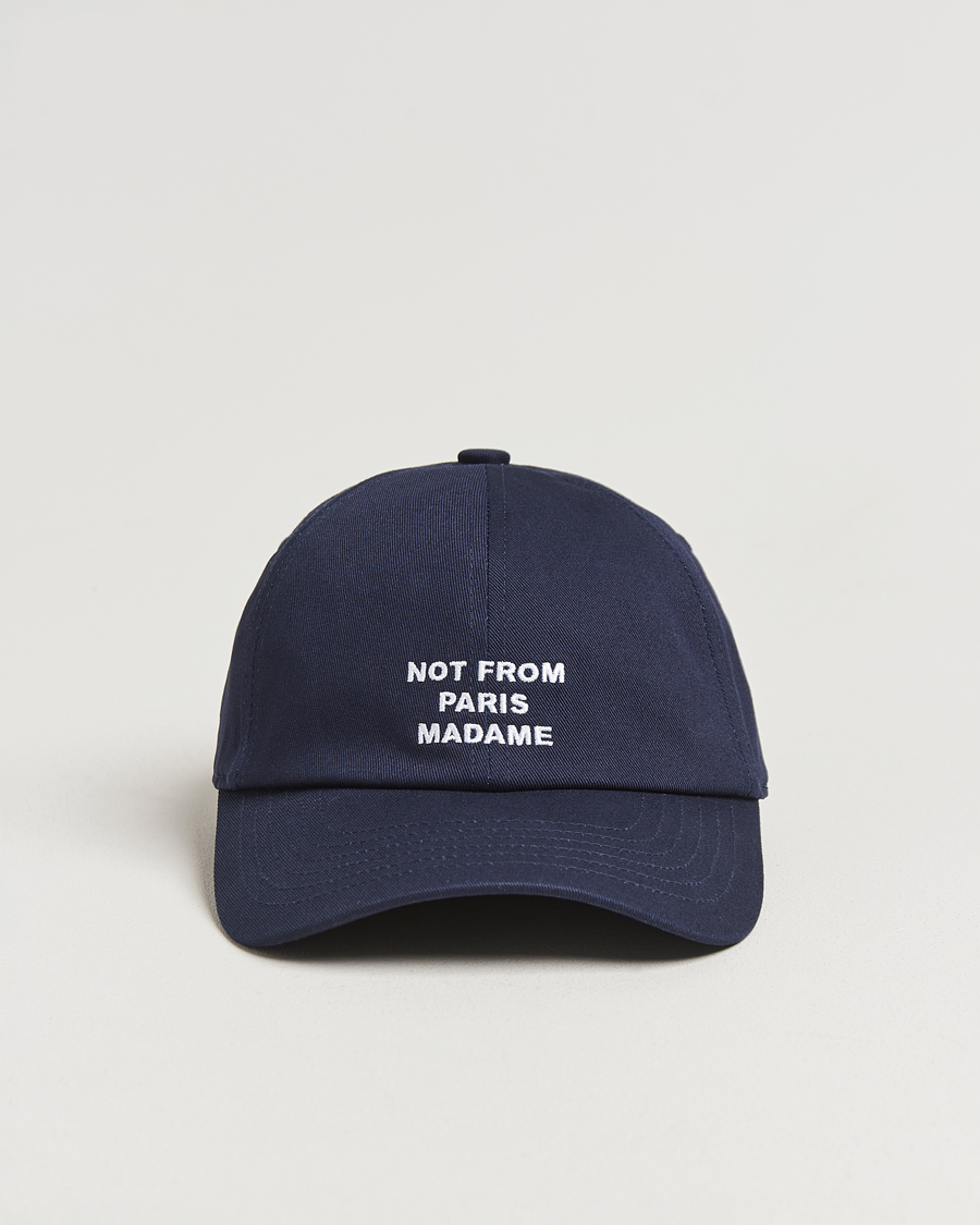 Herren | Hüte & Mützen | Drôle de Monsieur | Slogan Baseball Cap Navy