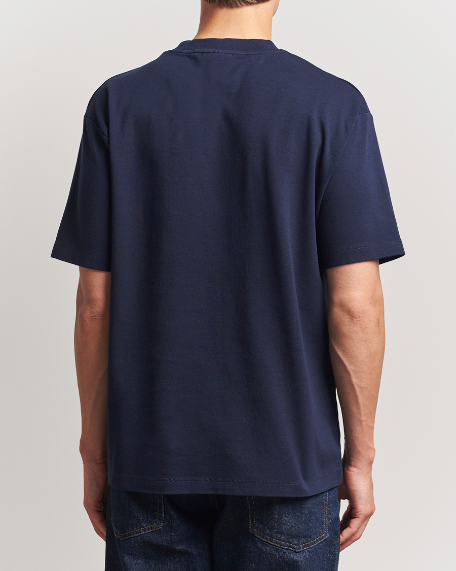 Herren | T-Shirts | Drôle de Monsieur | Classic Slogan T-Shirt Navy
