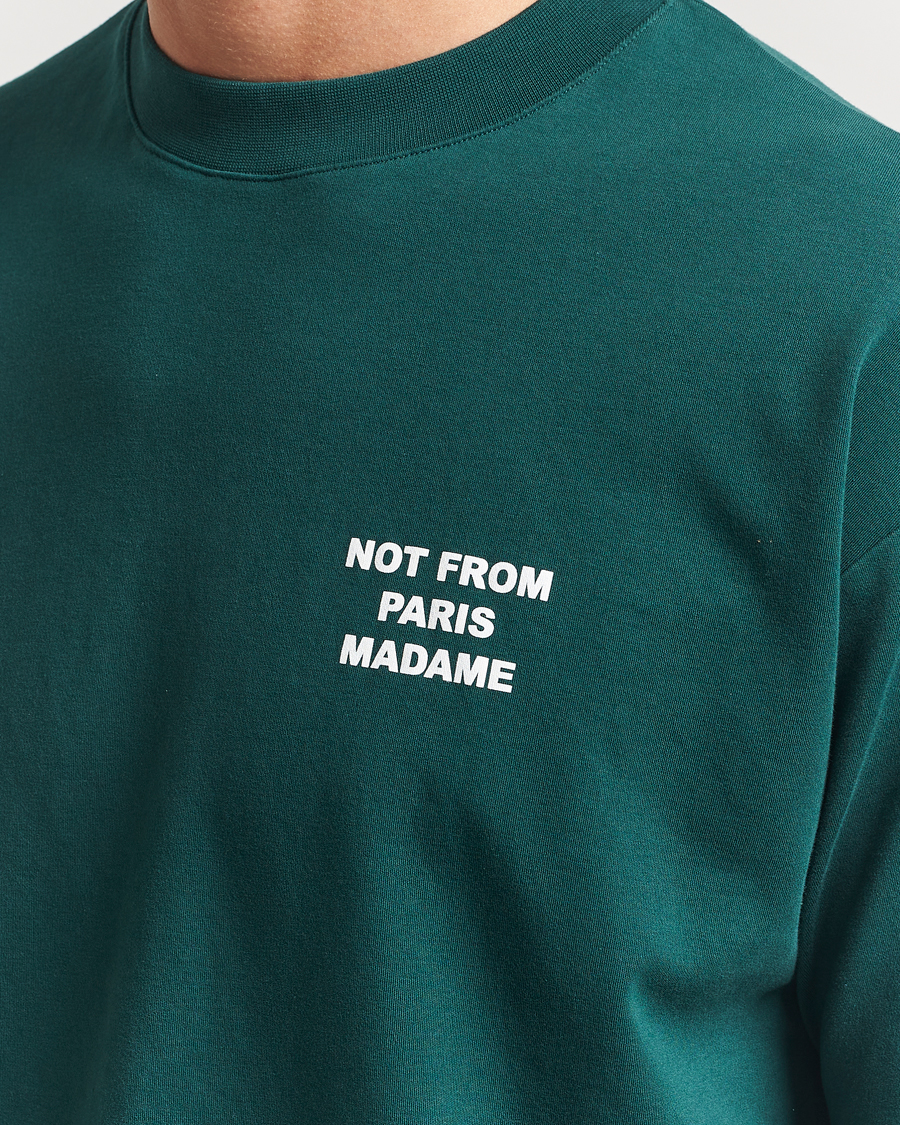 Herren | T-Shirts | Drôle de Monsieur | Slogan T-Shirt Dark Green